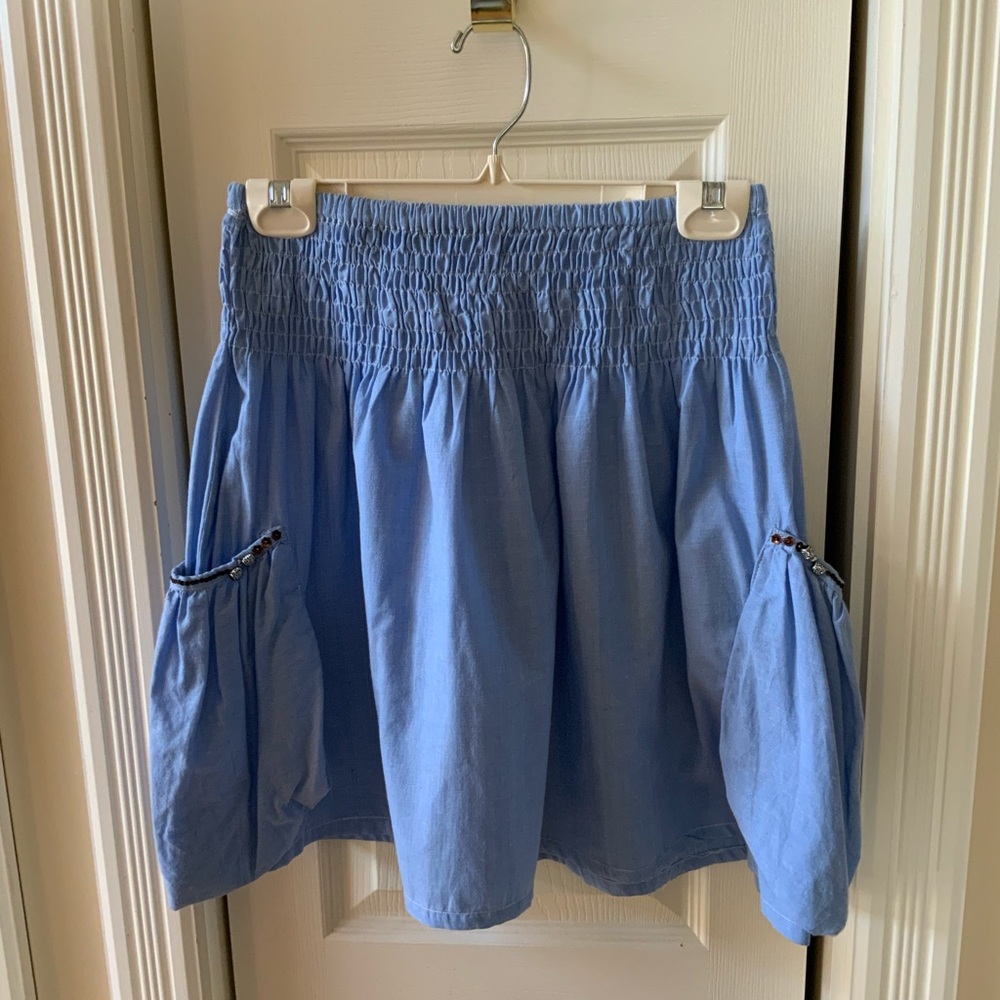 Cutie pie soft summer denim skirt